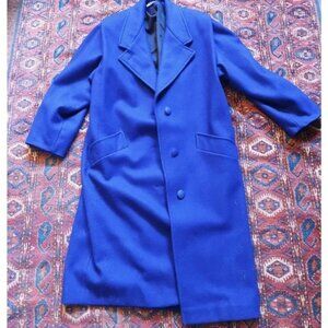BillyCoat Wool Blue Winter Overcoat